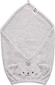 CB Japan Hair Turban, Absorbent and Quick Drying Microfiber, 3 Times More Than Cotton, Color/Cat Bal