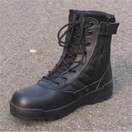 SWAT Bootรองเท้าทหาร รองเท้าคอมแบท รองเท้า รด รองเท้าจังเกิ้ล แบบมีซิป​ใจTactical Swat Boots Combat 