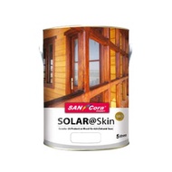 (5L) SANCora Solar Skin Exterior Wood Varnish UV Protection/Cat Syelek Kayu (Perlindungan UV/Wood Lacquer/Wood Shellac)