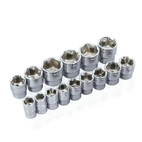 1/2 Inch Socket Head Set Large 12.5MM 8-32MM Socket Adapter Heads Wrench Socket Wrench Tool for Home
