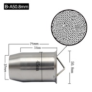 Alconstar- 51mm/60mm Inlet Motorcycle Exhaust Muffler Catalyst DB Killer Moveable DB Killer Silencer