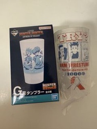 全新Hunter x Hunter 全職獵人一番賞G賞膠水杯小岡Gon基路亞奇犽里昂里奧