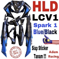 Ready Stock HLD Coverset Yamaha LCV1/LC135 V1 Spark1 Thai Style Sticker Tanam Cover Set 135LC V1 LC V1 LC Lama Spark 1