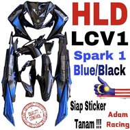 Ready Stock HLD Coverset Yamaha LCV1/LC135 V1 Spark1 Thai Style Sticker Tanam Cover Set 135LC V1 LC 