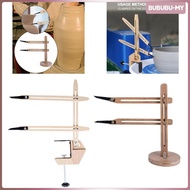 [BububuMY] Pottery Throwing Gauge, Compact Pottery Measuring Gauge with Clamp, Clip on Pottery Throw