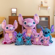 Boneka Stitch yang comel, boneka bantal, Stitch, mainan mewah bayi antara bintang, hadiah hari jadi 