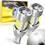 AUXITO 2PCS T15 W16W ไฟ LED ย้อนกลับ Canbus ไม่มีข้อผิดพลาด 921 912 W16W หลอดไฟ LED สุดยอด 6500K ขาว