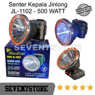Senter Kepala Jinlong JL-1102 500W 15000mAh LED Laser Waterproof Super Terang