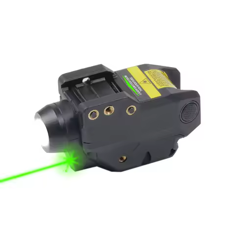 Laserspeed LS-C02G Rechargeable Lightweight Gun Light +Red/ Green Dot Laser Sight Combo for Glock 17