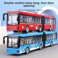 Artistic Car Toy Extra Long BRT Bus Toy Car for Children Boys 3 Years Old 2 Small Cars Large Size Op