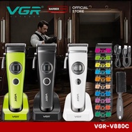 VGR-V880C ปัตตาเลี่ยนตัดผม ไร้สาย พร้อมแท่นชาร์จ อุปกรณ์ตัดผมชาย