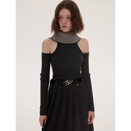 Escape Akaoka West Original Three-Dimensional Alloy LOGO Niche Design Belt Hot Silver Printing All-M