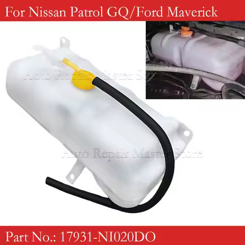Car Coolant Radiator Expansion Kettle Overflow Bottle For Nissan Patrol GQ 88-97 Ford Maverick 88-94