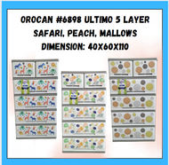 Orocan 6898 Ultimo 5 Layered Drawer Safari, Peach and Mallows/damitan/storage/organizer/storage