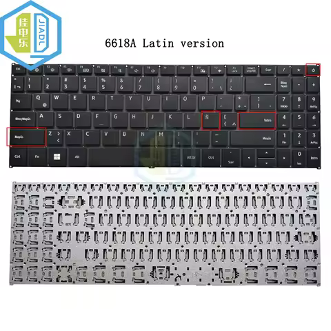 New LA Latin laptop replacement Keyboard for ACER ASPIRE LITE 15 N24Y1 AL15-31P-C45X without backlig