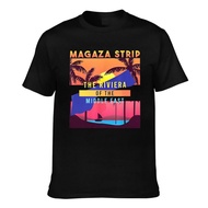Summer Cool Tee Maga-Za Strip The Riviera Of The Middle East Gaza Good Quality Men'S Tshirt