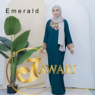 Muslimah Jubah Kaftan Jawari Abaya