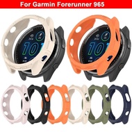 Case Compatible with Garmin Forerunner 965 Protective Case, Smartwatch PC Protective Cover Case Soft