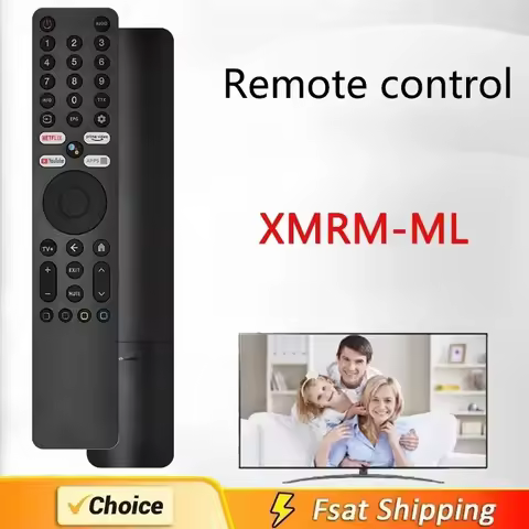 XMRM-ML Remote Control With Voice For Xiaomi 4k Qled Android Smart TV Remote L55m7-q2me Q2