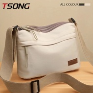 Shoulder Bag Sling Bag with Multiple Pocket Crossbody Bag for Women Nylon Water-repellent Casual Bag