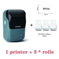 Free🚚Niimbot B 系列標籤打印機標準包裝適用於食品貼紙選擇價格標籤迷你藍牙熱敏打印機 Niimbot B-Serial Label Printer Standard Package Suitable For Food  Sticker Chothes Price Tag Mini Bluetooth Thermal Printer