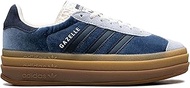 Adidas Gazelle Bold Womens Sneaker, Preloved Blue Ink Velvet, 6
