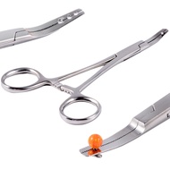 Drilling Skin Nail Embedding Tool Piercing Stainless Steel Subcutaneous Human Three-Hole Forceps Bon