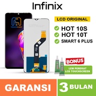 Infinix HOT 10S Lcd Hot 10T/ Smart 6 Plus/ X689/ X689C/ X6823 KF7J P682L Black Fullset Touchscreen O
