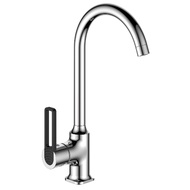 (Có Video) Vòi rửa chén nóng lạnh Eurolife EL-KM12 (Trắng bạc)