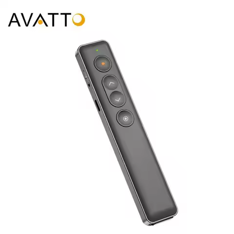 AVATTO Wireless Presenter with Air Mouse Spotlight Function PPT Pointer Presenter PowerPoint Present