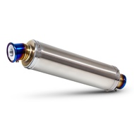 Hurricane GP-89MM Universal Motorcycle Exhaust Carbon Muffler with DB Killer For CUB110 TANK Forza35