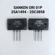 TRANSISTOR SANKEN 2SA1494 2SC3858 01P ORIGINAL JAPAN PER SET