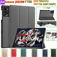 For Lenovo LEGION Y700 3rd Gen 2025 Case TB321FU PC Hard Shell Shockproof Smart Leather Case For Len