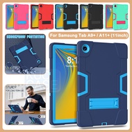 For Samsung Tab A9+ A11+ A11 Plus 5G X210 X216 X230 X236B Hard PC + Soft Silicone Full Body Protecti