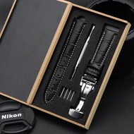 High Quality Tissot Leather Watch Strap 18mm 20mm 22mm 24mm Calf Leather WatchBands Alligator Grain 