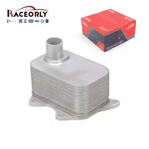 RACEORLY Engine Oil Cooler for Audi Volkswagen EA888 1.8T 2.0T Gen2 CDA CDN CCZ 06J117021E, 06J11702