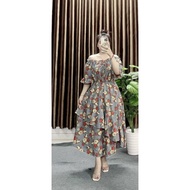 FLORAL VIRAL DRESS | DRESS MURAH VIRAL VIETNAM | DRESS BUNGA MURAH | DRESS PLUS SIZE | DRESS PREGNANT