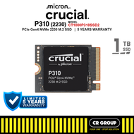 Crucial P310 PCIe Gen4 NVMe 2230 M.2 SSD - 1TB/2TB (5Yrs Crucial Warranty)