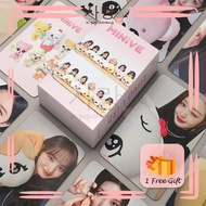 55pcs IVE《MINIVE》Pink LOMO Cards Set Collection Kpop Wonyoung Rei Yujin Leeseo Gaeul Liz