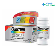 Centrum Silver 50+ (90 เม็ด) เซนทรัม ซิลเวอร์ 50+ แร่ธาตุและวิตามินรวม