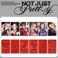 6pcs IZNA Not Just Pretty Photocards BEEP SIGN N/a Who Dat Girl? TIMEBOMB Lomo Cards MAI JEEMIN KOKO