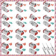 [W Y D H] 140Pcs Deutsch DT Series Waterproof Wire Connector Kit DT06-2/3/4/6S DT04-2/3/4/6P Automot