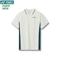 Japan original Yonex Korean Version Of Yy Badminton Suit Polo Shirt College Style Short Sleeve Mens
