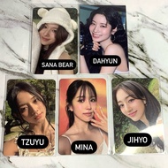 TWICE OFFICIAL PHOTOCARD