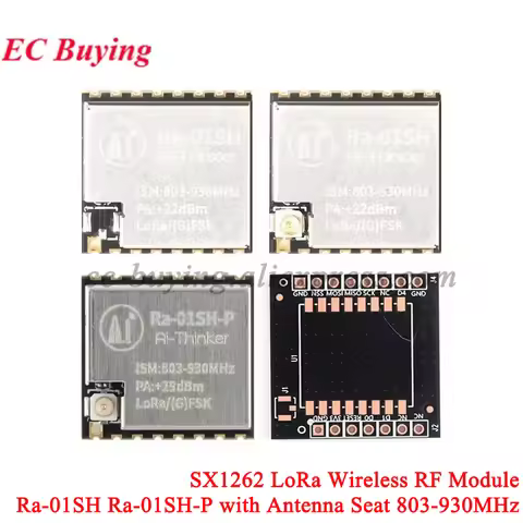 10Pcs/1pc SX1262 Ra-01SH -P LoRa RF WIFI Wireless Module Radio Frequency 803-930MHz 868MHz/915Mhz An