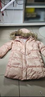 Baby GAP 粉色羽絨外套