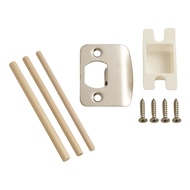 [HRDEAL] Door Strike Plate Repair Kit, Standard Door Latch Restorer Strike Plate [FEBU]