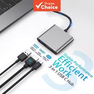 USB-C Hub 3-in-1 HDMI 4K UHD USB 3.1 Type-C To USB Charging Adapter for MacBook
