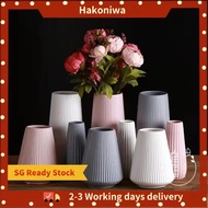 [SG Stock] Modern Mediterranean Style Ceramic Vase Modern Porcelain Vase Flower Arrangement Home Decor