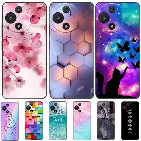 For TCL 60 5G Case Silicone Luxury Space Soft Bumper for TCL 60 5G T521H Phone Cover TCL60 TPU Funda